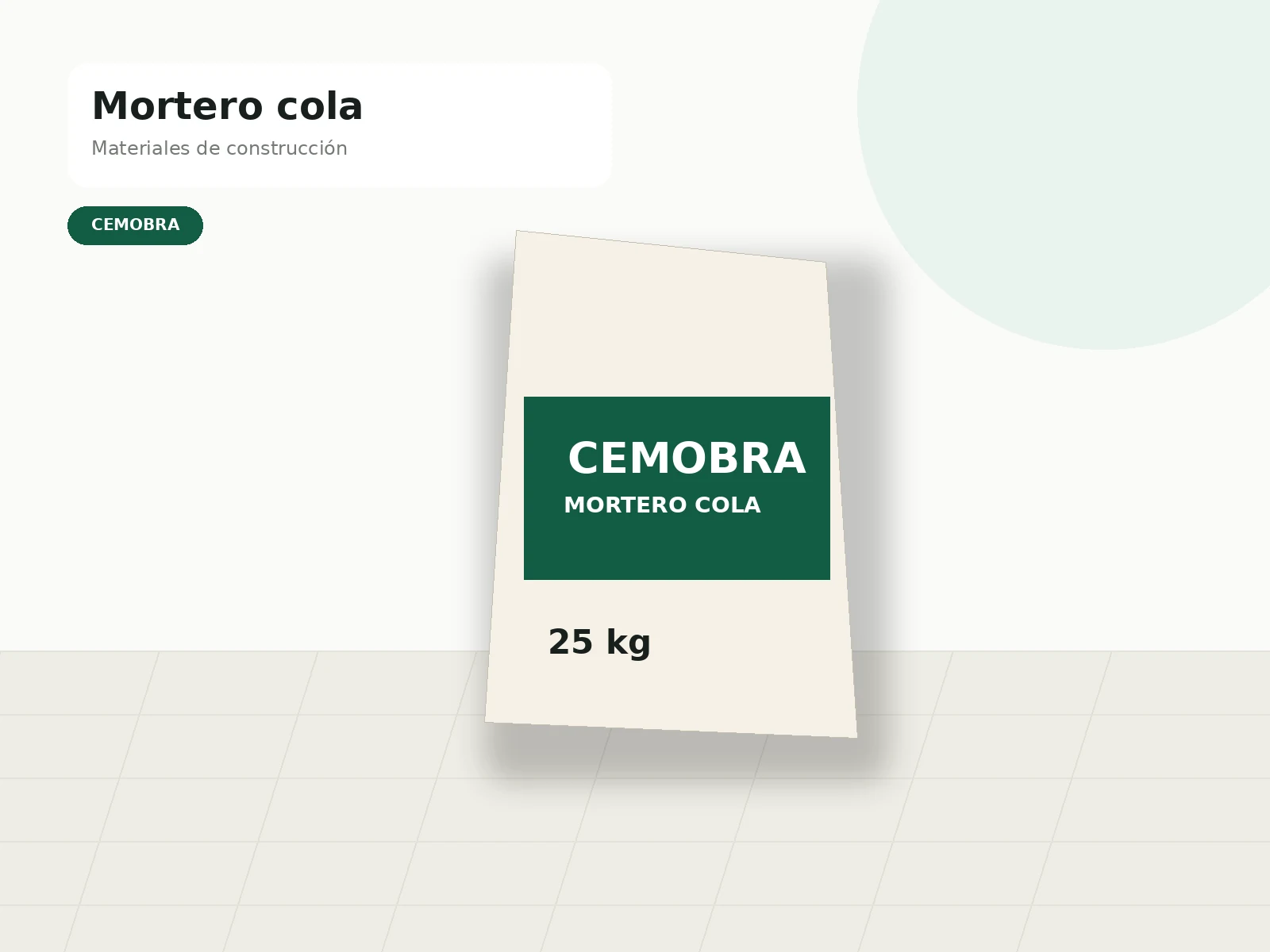 Morteros y adhesivos Cemobra