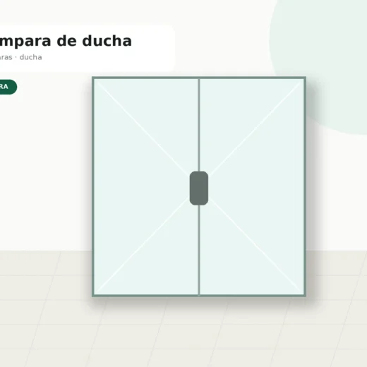 Mampara fija walk-in 80 cm transparente | Cemobra